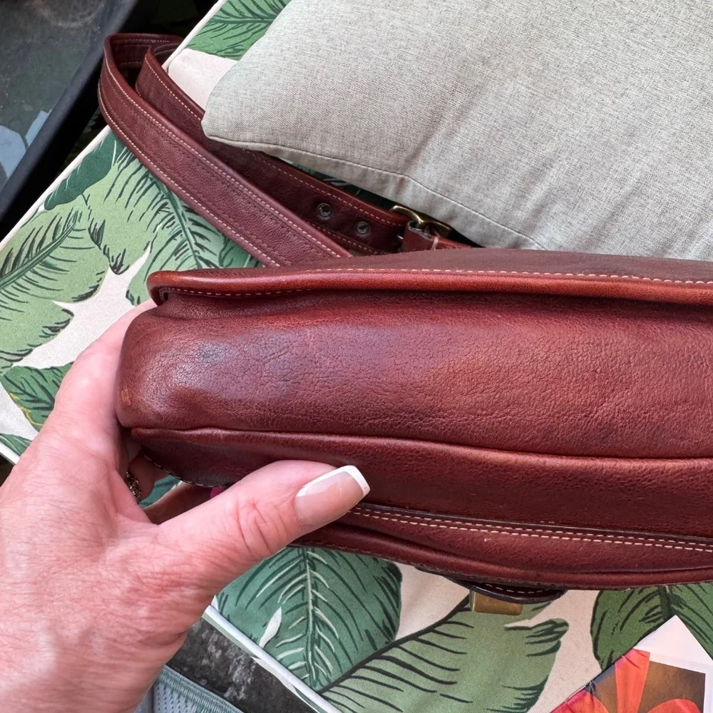 Coach 65th Anniversary Legacy Leather Whiskey Hippie Crossbody Bag 10325 - Picture 9 of 15